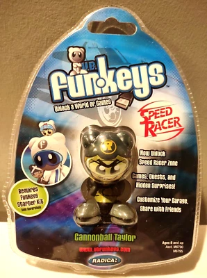 2007 U.B. Funkeys Cannonball Taylor Common Speed Racer Figure Radica NEW SEALED - Image 1 of 2