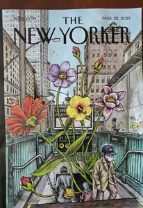 The NEW YORKER Magazine-March 22, 2021 ~ LINIERS-  “SPRINGING BACK” - Picture 1 of 1