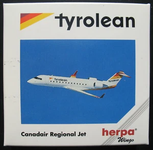 Herpa Wings 511117 - Canadair Reginal Jet Tyrolean - 1:500 Flugzeug Airplane - Picture 1 of 3