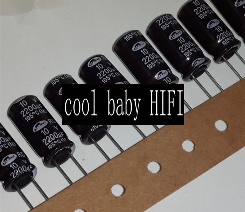 20pcs SAMWHA RD 10V 2200UF 10X20mm electrolytic Capacitor  105°C - image 1 of 1