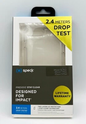 Speck Presidio Stay Clear Tough Case for iPhone 8 Plus/7 Plus/6s Plus/6 Plus - Image 1 of 4