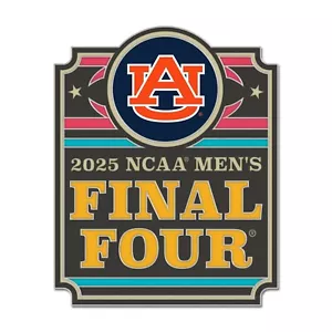 Auburn Tigers 2025 Final Four NCAA Tournament San Antonio Pin - Picture 1 of 1