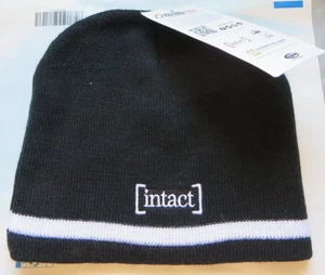 Intact Insurance Beanie Cap Hat adjustable beanie black new w tags Raising Roof - Picture 1 of 3