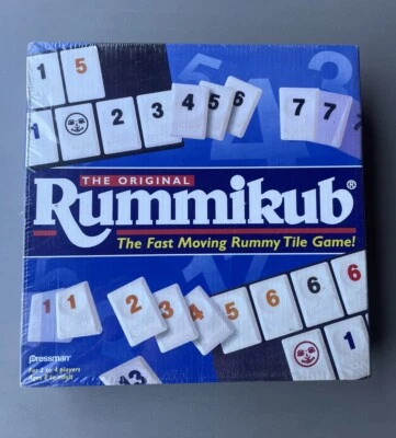 Rummikub by Pressman - Classic Edition - The Original Rummy Tile Game, Blue - Image 1 of 2