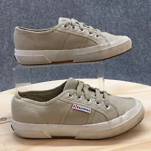 Superga Shoes Womens 6 Cotu Sneaker Beige Lace Up Comfort Casual Low S000010-949 - Picture 1 of 15