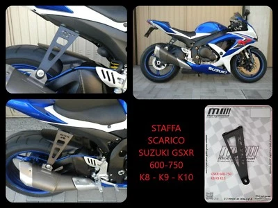 MOTOPTIONAL STAFFA SCARICO Suzuki GSXR GSX-R 600 750 K8 K9 K10