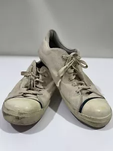 Vintage Nike 90er Jahre Herren Court Canvas blau Swoosh Tennisschuhe Turnschuhe Größe 11,5 - Bild 1 von 9