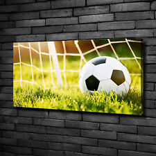 Tulup Canvas Print Wall Art 100x50 - Ball in the goal