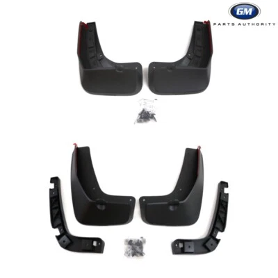 Chevrolet Blazer 2019-2025 protectores contra salpicaduras texturizados negros delanteros y traseros genuinos GM Foto 1 de 4