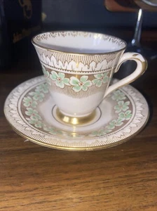 Vintage Plant Tuscan Bone China Coffee Cup And Saucer - Picture 1 of 8