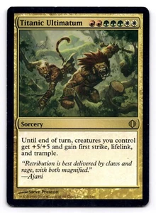 Titanic Ultimatum LP Shards of Alara 204/249 MTG Magic Regular - Picture 1 of 2
