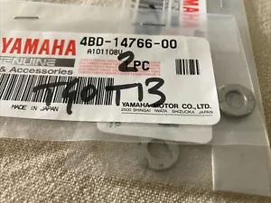 Yamaha 4BD-14766-00 X2 rondelle échappement CW50 MT03 TDR125 TT600 TTR125 etc - Foto 1 di 2