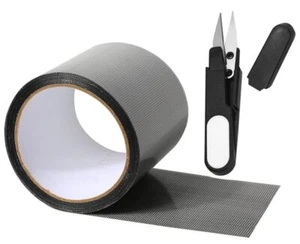 Window Screen Repair Kit Tape Extra Wide 4''x16' Roll 3-Layer Strong Adhesive... - Picture 1 of 6