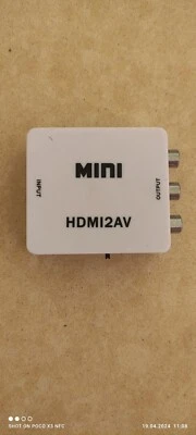 RCA CVBS AV to HDMI Video Audio Composite Converter Mini Adapter HDTV/DVD - Image 1 of 4