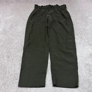 Banana Republic Pants Green Women’s Size Medium Elastic Waist Pockets