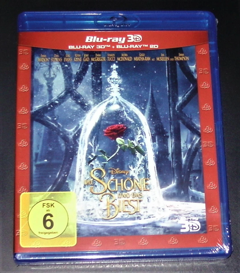 Die Schöne Und Das Biest (live Action) 3d 2d Blu Ray Faster