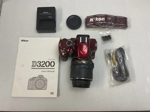Nikon D3200 24.2MP DSLR Camera w/ AF-S Nikkor DX 18-55mm 3.5-5.6G VR Lens - Picture 1 of 7