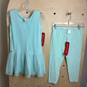NWT American Girl Branded Two Piece Outfit; Tank + Cropped Bottoms Size 14 (L) - Picture 1 of 10