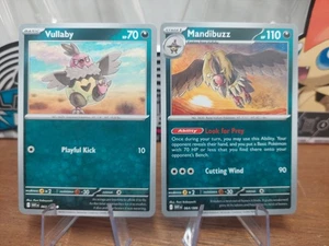 Vullaby & Mandibuzz Non-Holo SV: White Flare 063 & 064/086 NM Uncommon - Picture 1 of 1