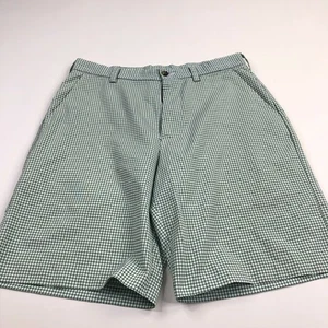 Pantalones Cortos IZOD X-treme Función Golf Para Hombre Frente Plano Verde Talla 32 - Imagen 1 de 7