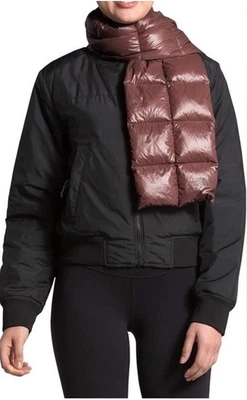 Bufanda North Face City Voyager plumón marrón púrpura nueva con etiquetas responsable Foto 1 de 4