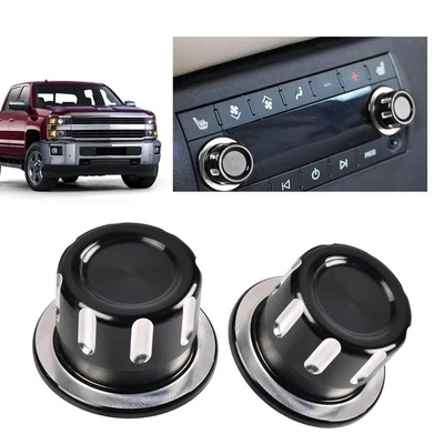 Rear Control Knobs Audio Radio For Cadillac Escalade EXT Rear Volume 2007-2011 - Imagem 1 de 4
