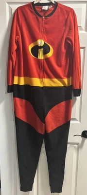 Disney Pixar Increíbles 2 Sr. Increíble Disfraz Pijama Una Pieza Cremallera Adulto L Foto 1 de 4