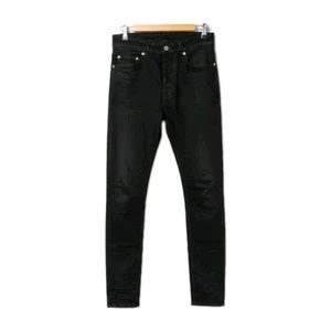 Ksubi Chitch Laid Black Jeans W30 L31 Red Cross Slim Fit Stretch Denim KM-74  - Picture 1 of 13