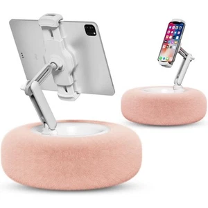 Tablet Kindle Stand Pillow Compatible with 4.7"-12.9" Phones IPads Soft Portable - Afbeelding 1 van 24