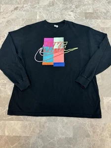 Nike Air Retro Shirt Graphic Long Sleeve Mens Medium - Picture 1 of 5