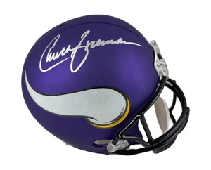 Casco de tamaño completo autografiado firmado por Chuck Foreman Minnesota Vikings certificado de autenticidad - Imagen 1 de 1