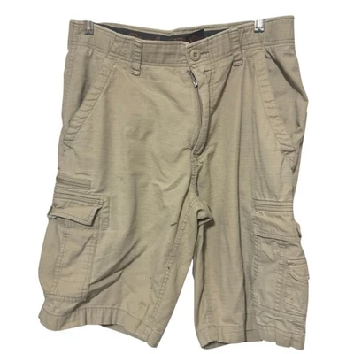 Wearfirst cargo Pantalones Cortos de Senderismo Hombre 32x10 Beige Caqui Rip-Stop Elástico Exterior Foto 1 de 4
