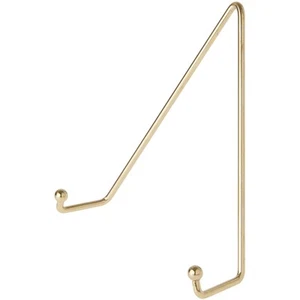 Percha de montaje en pared de oro brillante Bard's, 7,5" x 6,25" x 2,25" (placas 8" - 10") - Imagen 1 de 1