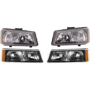 Headlight Kit Fits 2003-2006 Chevrolet Silverado 1500 Fits Avalanche 1500 - Picture 1 of 12