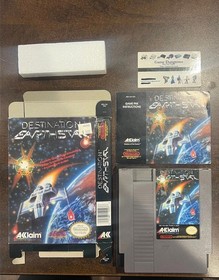 Destination Earthstar Nintendo NES Complete CIB