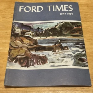 1959 June Ford Times Magazine Yachats Oregon Helen Georgia Shawneetown Newark - Picture 1 of 24