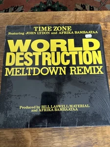 TIME ZONE WORLD DESTRUCTION MELTDOWN REMIX VINYL RECORD - Bild 1 von 10