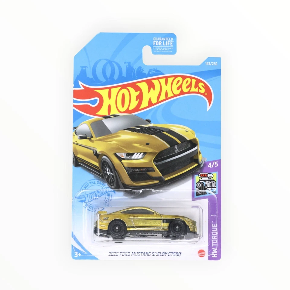 Hot Wheels 2020 Ford Mustang Shelby Gt500 Yellow Car HW Torque Gry02 2021