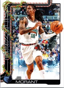 Ja Morant #182 2025-26 Topps Holiday - Memphis Grizzlies - Picture 1 of 2