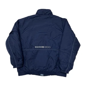 Vintage Nike Jacket Mens 2XL Puffer Windbreaker Swoosh Spell Out Embroidered 00s - Picture 1 of 9