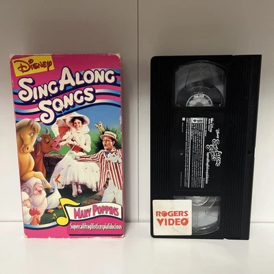 Disney Sing Along Songs Mary Poppins Supercalifragilist VHS Buen Estado VHS Foto 1 de 4