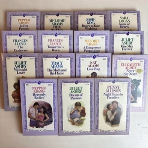 silhouette romance book lot 80s (15) (J20) - Imagen 1 de 16