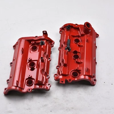 Juego de 2 cubiertas de válvula de aluminio de actualización para Nissan 370Z 2008-13 Infiniti G37 2009-20 Foto 1 de 4