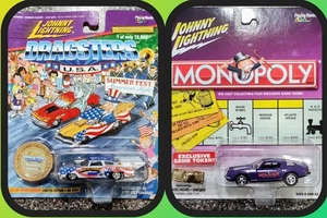 Johnny Lightning Dragsters USA Sommerfest - Monopoly Slammin' Sammy & Camaro - Bild 1 von 5