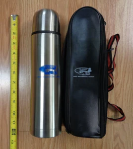 Termo de acero inoxidable aislado al vacío botella de bebidas autobús de tránsito triestatal - Imagen 1 de 2