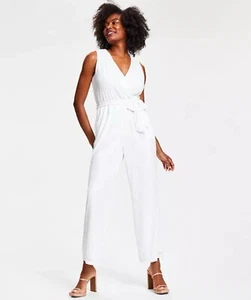 I.N.C. INTERNATIONAL CONCEPTS Damen Jumpsuit Pailletten ärmellos glänzend Gr. S - Bild 1 von 4