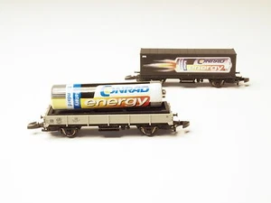 98058 Märklin Spur Z Flach- und Containerwagen-Set, "Conrad Energy" Batterie Promo - Bild 1 von 3