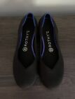 Rothy's Womens Shoes Black Knit Slip On Round Toe Ballet Flats Size 8 Comfort