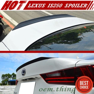 Fit FOR Lexus IS350 IS250 IS F Sedan Rear Trunk Spoiler Wing PUF 14-20 Unpainted - Bild 1 von 1