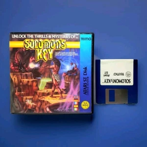 Atari ST TT Falcon Solomon's Key by Tecmo Vintage Lot Game 1987 US Gold COMPLETE - Afbeelding 1 van 4